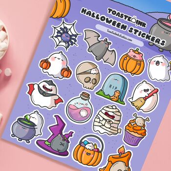 Halloween Sticker Sheet | Cute Stickers, 4 of 5