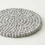 Fair Trade Handmade Felt Ball Table Mat Trivet, thumbnail 10 of 12