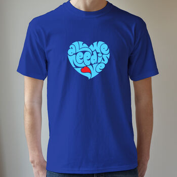 All We Need Is Love T Shirt, 5 of 8