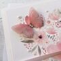 Handmade Birthday Day Card. Floral Heart Design, thumbnail 5 of 6