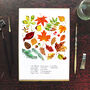 Autumna Fallen Leaves Art Print, thumbnail 2 of 7