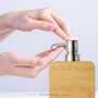 Bamboo Soap Liquid Dispenser Bottle With Pump, thumbnail 2 of 6