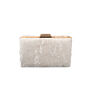 Evening Box Clutch Sustainable Pearl Handbag, thumbnail 2 of 3
