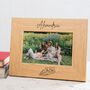 Personalised Birth Month Flower Photo Frame For Best Friend, thumbnail 7 of 12