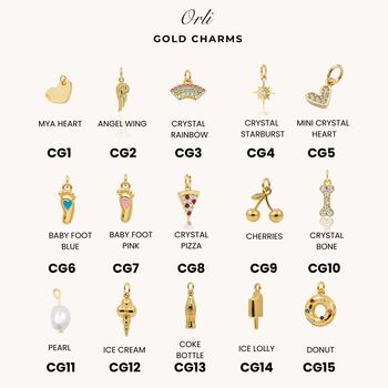 Charm Builder™ Gold Paperclip Chain Multi Charm Necklace, 7 of 9