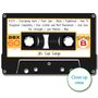Personalised Cassette Mix Tape Print Music Lover Gift, thumbnail 7 of 10