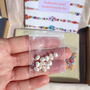 Make Beaded Friendship Bracelets With Freshwater Pearls Kit, thumbnail 7 of 12