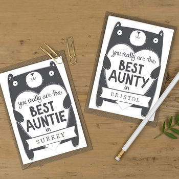 Auntie Or Aunty Birthday Card, 2 of 3