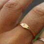Personalised Initial Signet Ring Custom Engraving, thumbnail 6 of 6