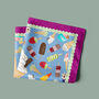 Ice Cream Silk Scarf | Fun Gift For Foodies, thumbnail 2 of 4
