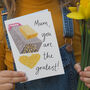 Gratest Mum Cheesy Mother's Day Or Birthday Card, thumbnail 1 of 3