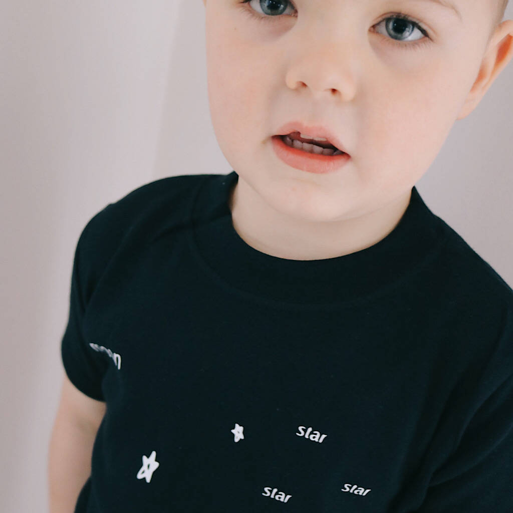 Moon And Stars Children’s T Shirt By Someday