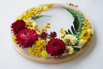 Olga Prinku Dried Floral Embroidery Hoop Kit No.Four, 5 of 8