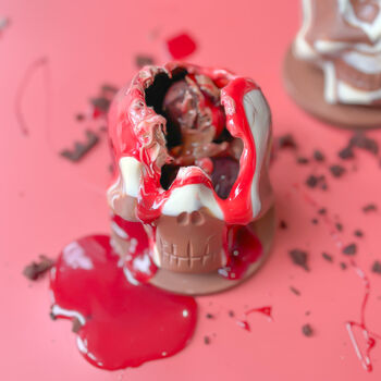 Skull Brownie Bomb With Blood Red Caramel, 7 of 7