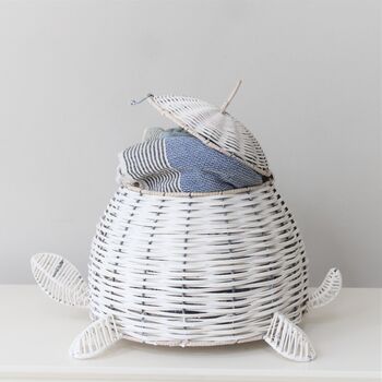 Turtle Rattan Storage Basket, 3 of 4