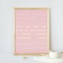 August Taylor Swift Lyric Print, thumbnail 1 of 2