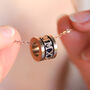 Customised Date And Name Necklace On Chain, thumbnail 1 of 12