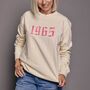 Personalised Year Sweatshirt Old English Font, thumbnail 1 of 10