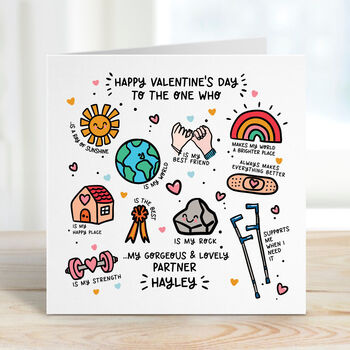 Heartfelt Valentine’s Card For Wife, Fiancée, Girlfriend, 2 of 3