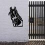 Metal Horse Sculpture Stables Decor Equestrian Art, thumbnail 4 of 10