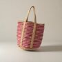 Jute Basket Tote Bag, Three Colours Available, thumbnail 1 of 8