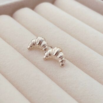Croissant Stud Earrings, 2 of 6