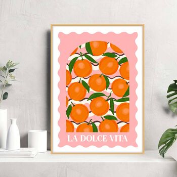 La Dolce Vita Travel Inspired Oranges And Lemons Prints, 11 of 12