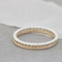Plain Band Ring. 9ct Gold Stackable Ring, thumbnail 5 of 8