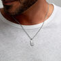 Mini Dog Tag Necklace Stainless Steel, thumbnail 9 of 10