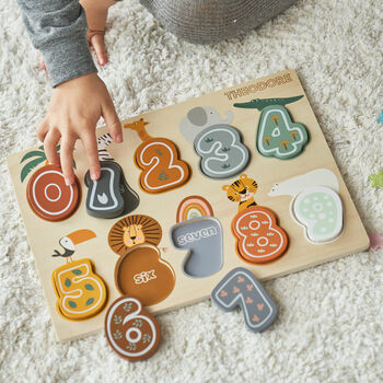 Personalised Wooden Numbers Puzzle, 6 of 7