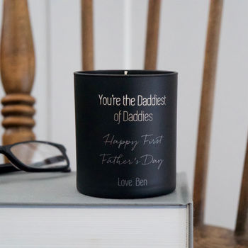 Personalised First Father's Day Candle, 3 of 4