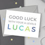 Personalised Good Luck A Levels Card, thumbnail 1 of 3