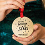 Personalised Written In The Stars Christmas Decoration, thumbnail 2 of 6