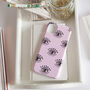 Dusty Pink And Black Evil Eye Phone Case, thumbnail 3 of 4
