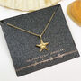 9ct Gold Starfish Necklace, thumbnail 1 of 12