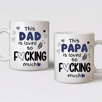 Funny Bold Personalised Cheeky Dad Mug, 7 of 9