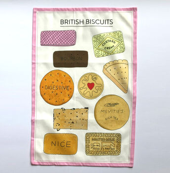 British Biscuit Tea Towel, 4 of 12