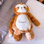 Personalised Sloth Childrens Soft Toy, thumbnail 5 of 10