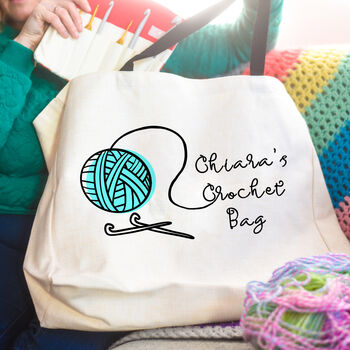 Personalised Crochet Bag, 2 of 8