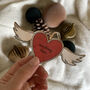 Christmas Wooden Decoration Pick N' Mix Birds And Hugs, thumbnail 7 of 11