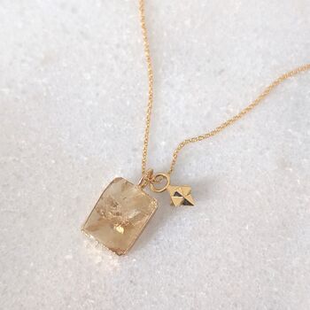 The Duo Citrine Necklace, 4 of 11