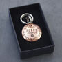 Dog ID Tag. Personalised Domed Copper Disc With Flowers, thumbnail 7 of 10