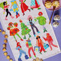 12 Slays Of Christmas Tea Towel, thumbnail 1 of 8