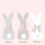 Bunny Fabric Wall Stickers, thumbnail 2 of 8