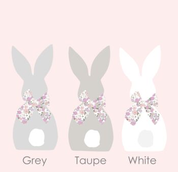Bunny Fabric Wall Stickers, 2 of 8