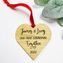 Personalised Our First Christmas Together Ornament, thumbnail 1 of 2