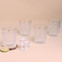 G Decor Set Of Four Dario Textured Gold Tumbler Glasses, thumbnail 3 of 5
