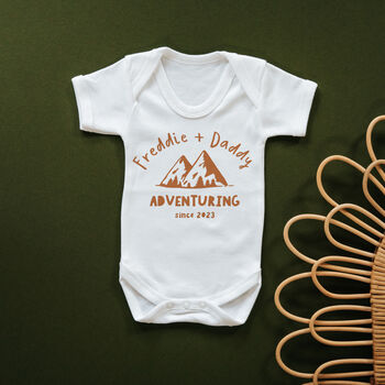 Adventuring Parent And Child T Shirt Set, 3 of 5