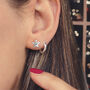 Sterling Silver Star Stud Earrings, thumbnail 1 of 5
