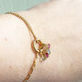 Multi Birthstone Charm Keeper Bracelet, thumbnail 4 of 9